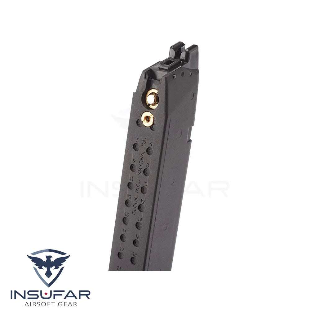 Magazine extendido Elite Force GLOCK Licenciado G18 GBB negro