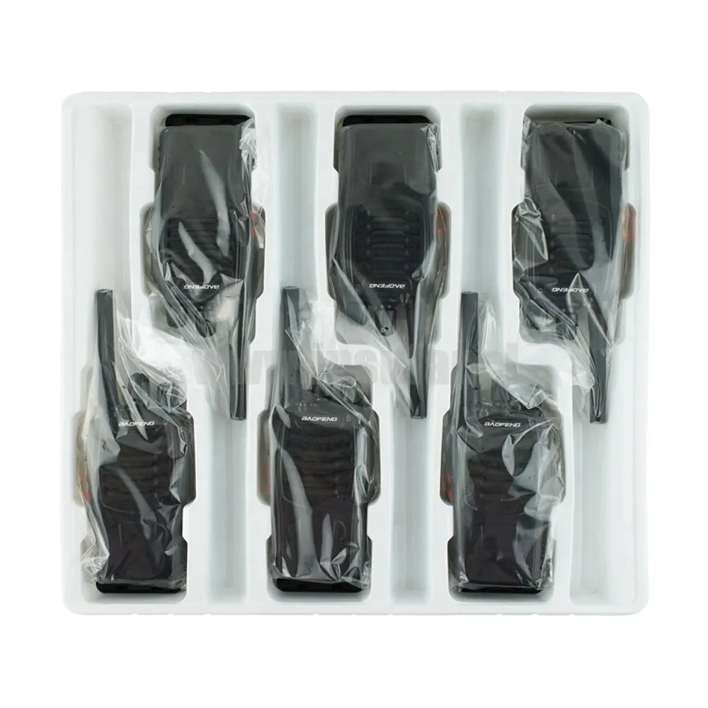 Juego 6 radios BF-888S Baofeng con cargador multiple