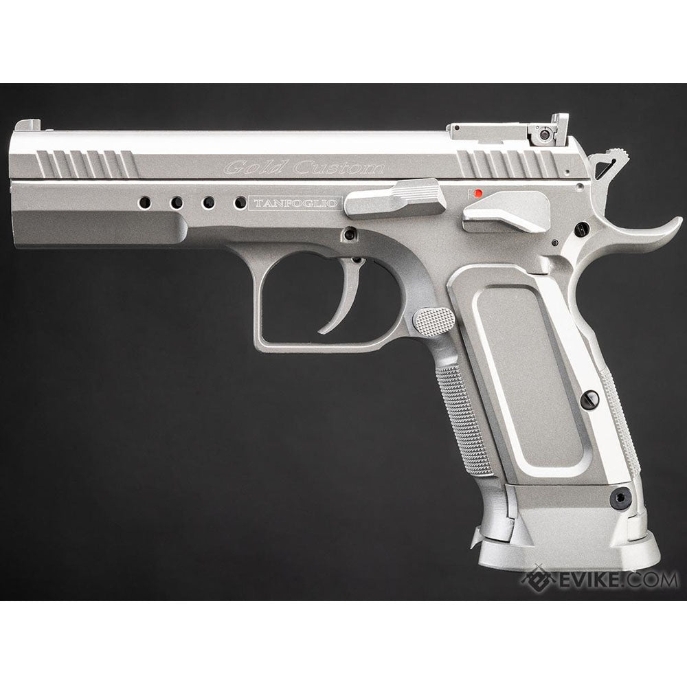 Replica pistola plateada Cybergun Licenciada Tanfoglio Edición limitada Co2