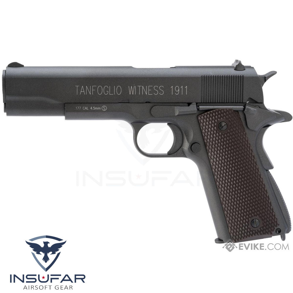 Pistola 4.5mm Air Gun Tanfoglio Witness Full Metal Co2 Blowback 1911 (.177 cal Air Gun)