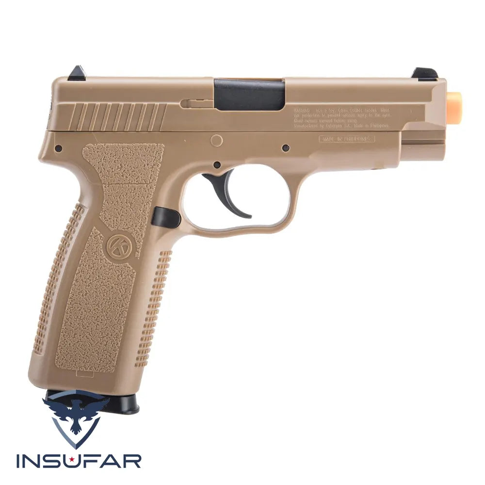 Pistola Airsoft KAHR ARMS TP45 – Resorte (Color: Tan)