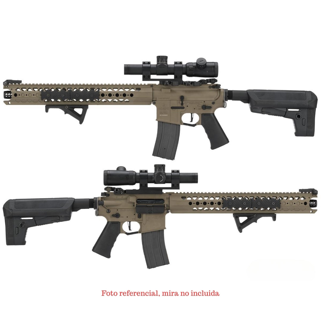 Replica Krytac licenciada War Sport LVOA-C M4 AEG color FDE