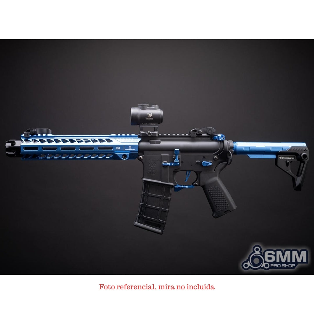 Replica 6mmProShop Strike Industries Licenciada "Sentinel" M4 AEG Azul / 10" Gridlok lite
