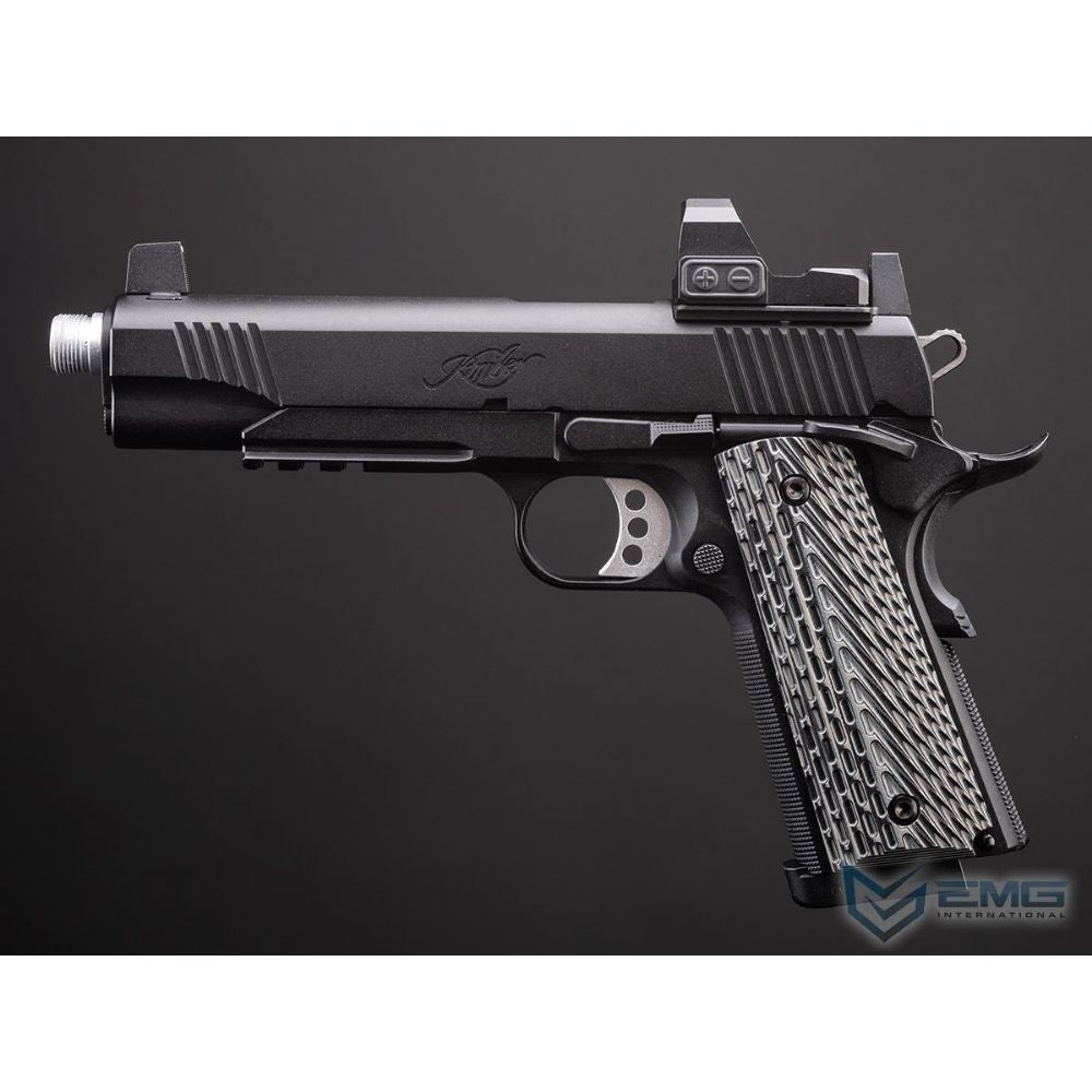 Pistola Airsoft EMG Kimber Custom TLE/RL 1911 Co2 GBB con Grip G10