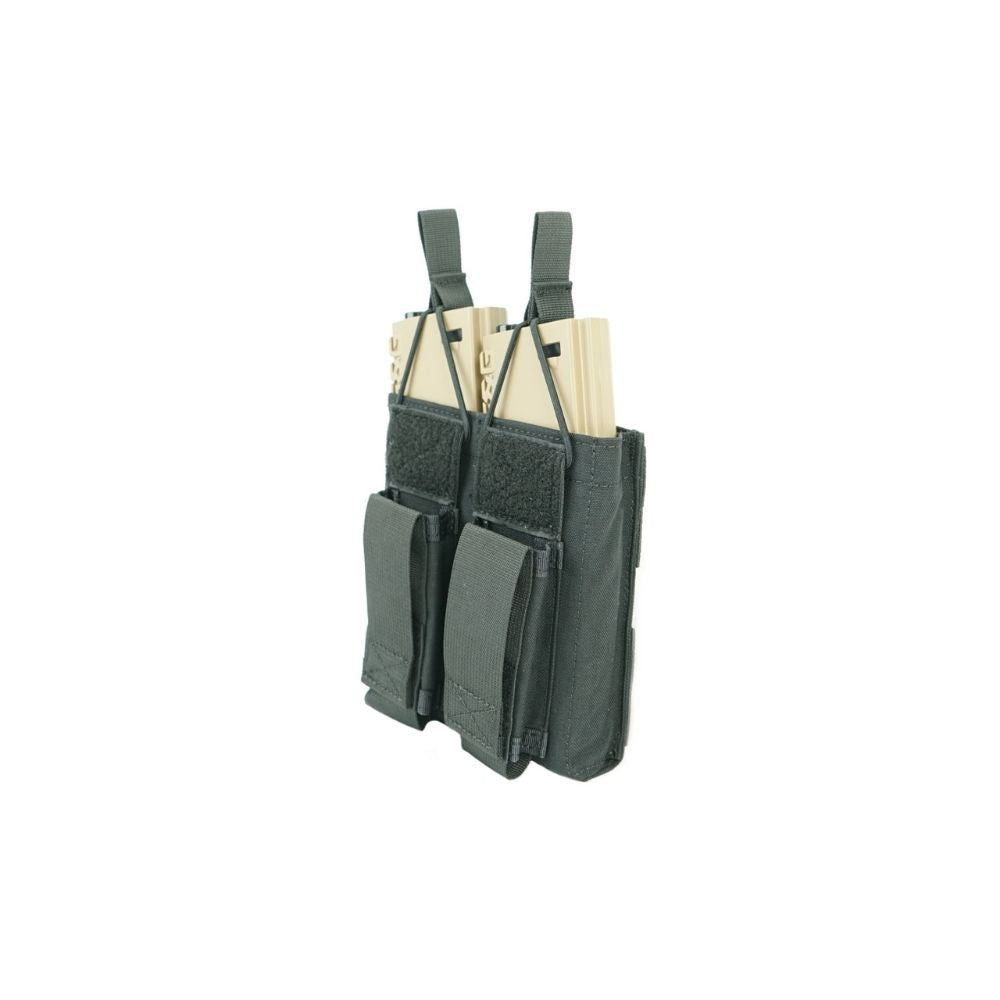 Porta cargadores Emerson 5.56&pistola abierto negro