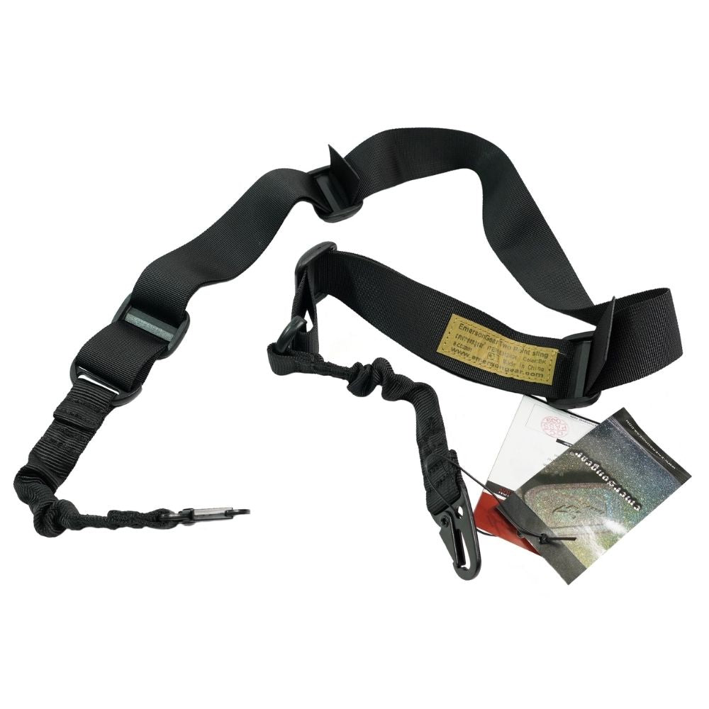 Correa Táctica de Dos Puntos Bungee EmersonGear negra