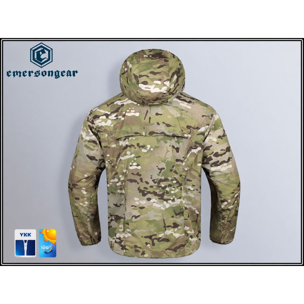 Chaqueta Ultraligera Blue Label EmersonGear UPF100+ Multicam (L)