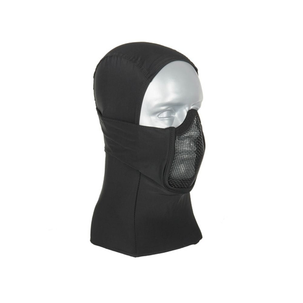 Máscara Balaclava con Rejilla Metálica Warrior Hood (Negro)