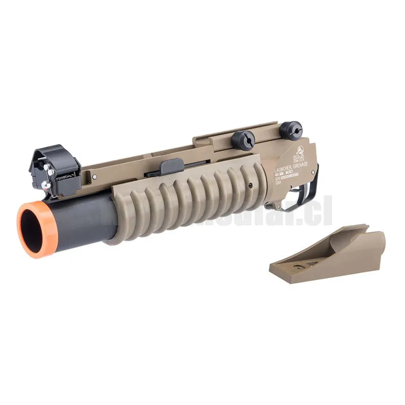 Lanzagranada M203 Cybergun licenciado Colt 40mm M4 / M16 desierto