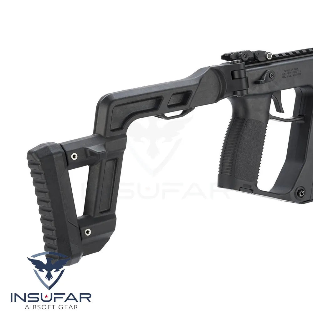 Replica Krytac licenciada Kriss Vector USA AEG SMG (Modelo: negro / <400 FPS)