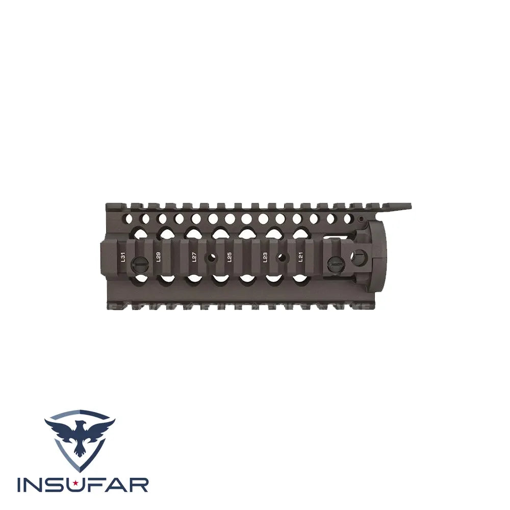 Guardamanos Daniel Defense Omega Rail System 7" para Airsoft AEG Madbull (Color: Dark Earth)