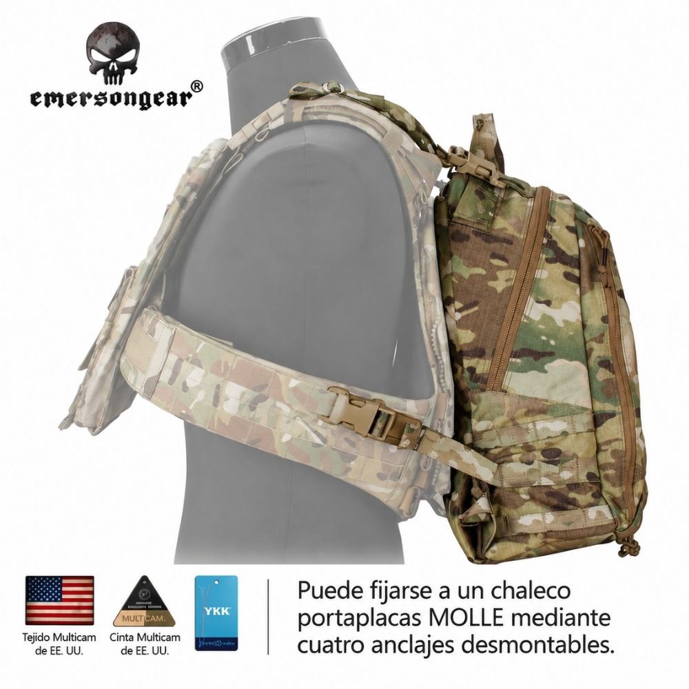 Mochila Táctica EmersonGear Removable Operator Pack 18L (Multicam)