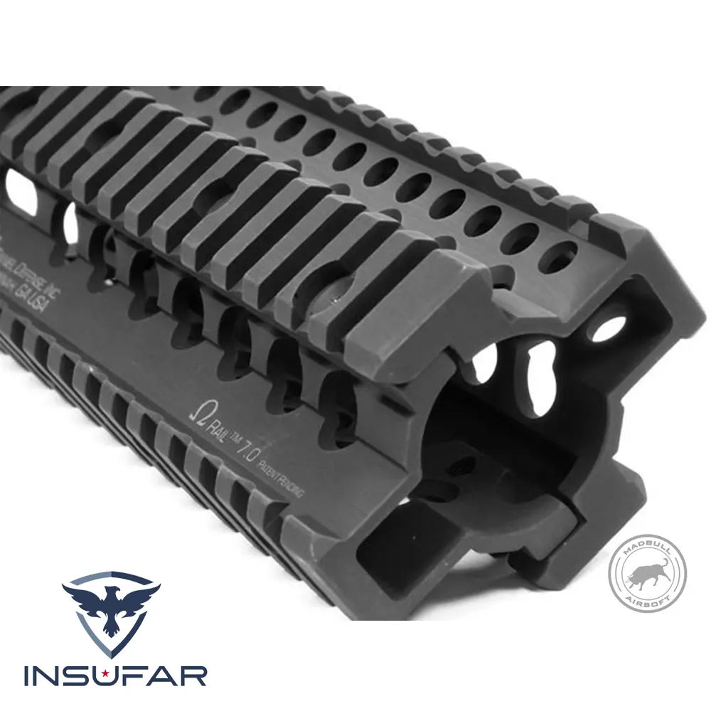 Guardamanos Daniel Defense Omega Rail System 7" para Airsoft AEG Madbull (Color: Dark Earth)