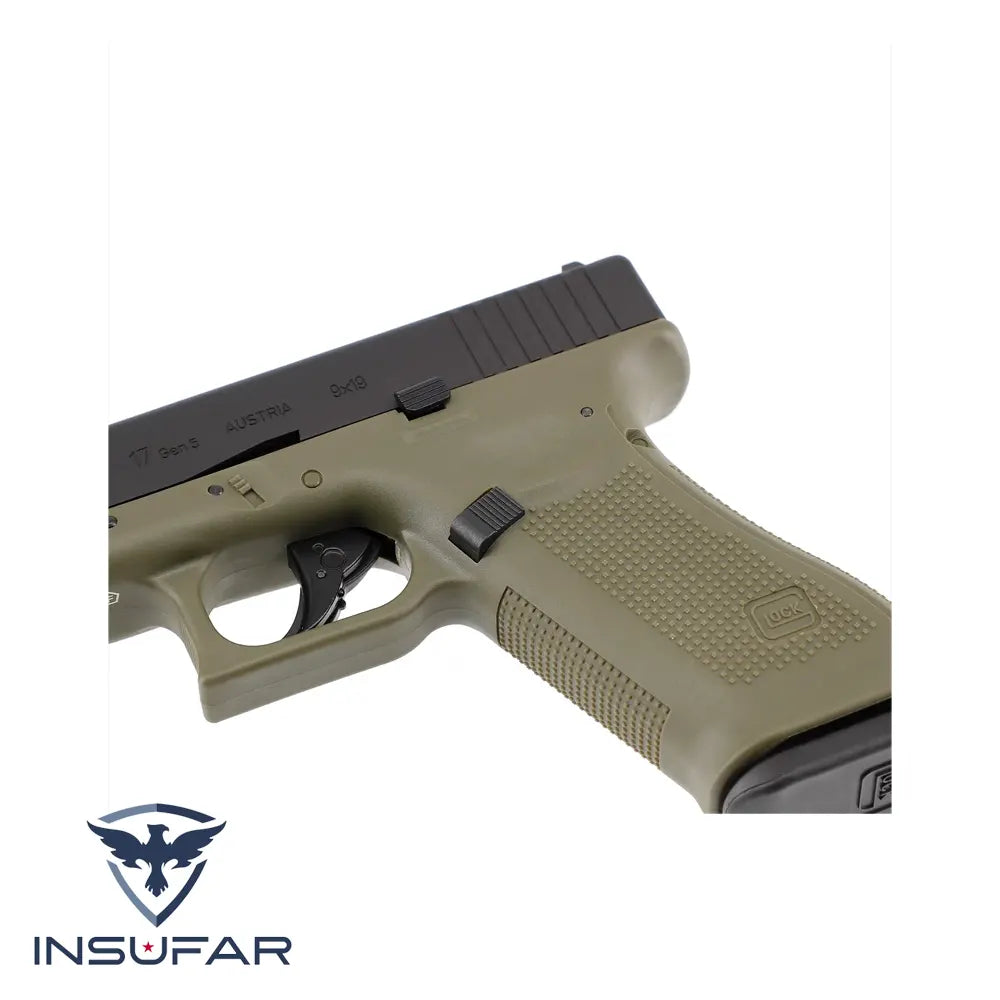 Pistola GLOCK 17 Gen5 CO₂ Calibre 4,5 mm (.177) BB – Battlefield Green