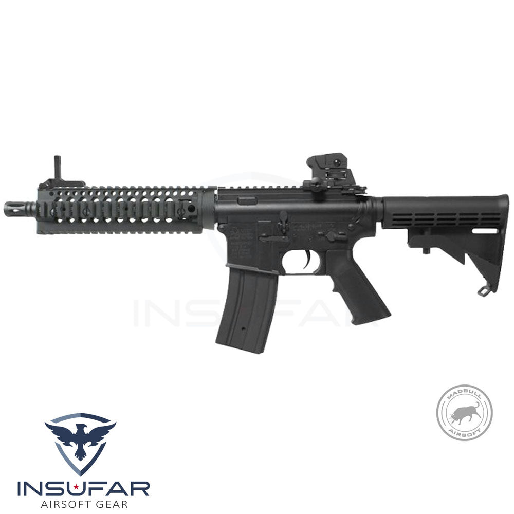 Sistema Riel 9" Omega Madbull licenciado Daniel Defense para AEG negro