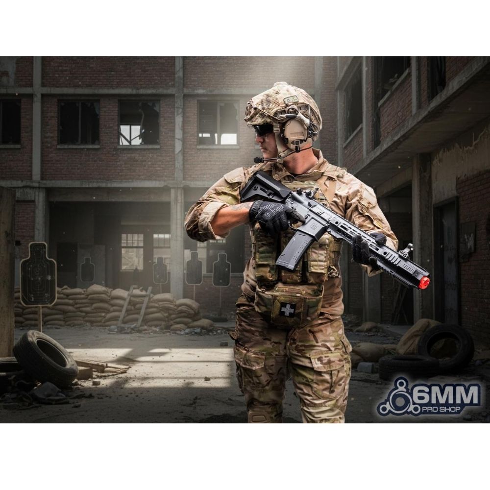 Replica 6mmProShop SAI Licenciada Gris AR-15 AEG