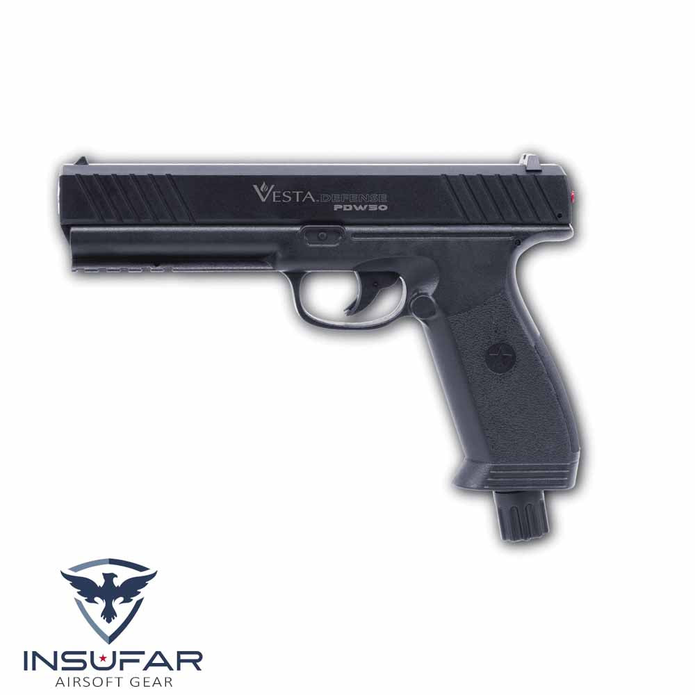Pistola Vesta Defense PDW .50 negra