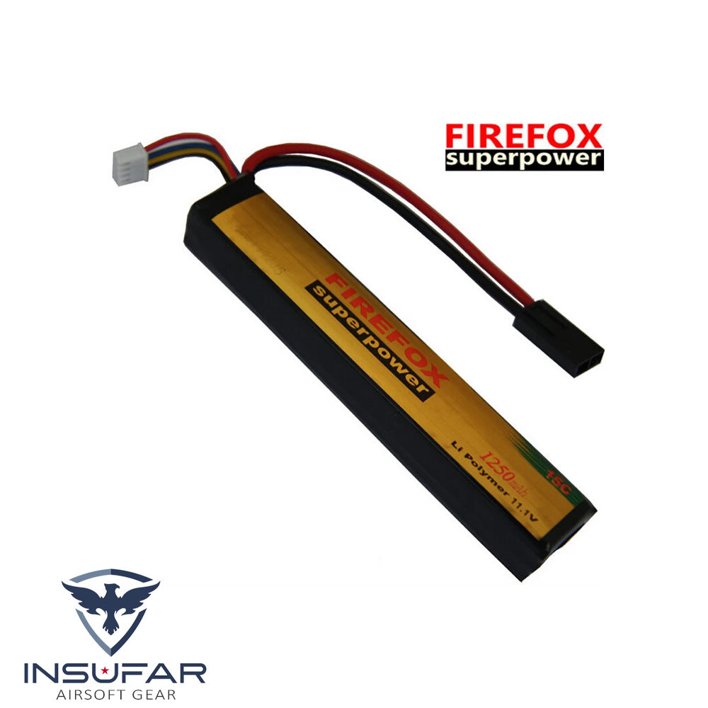 Batería FireFox Li-po 11.1v 1250mah 15C