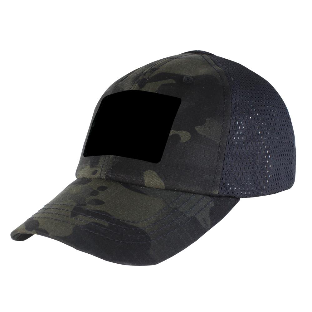 Jockey táctico malla Condor con velcro multicam negro
