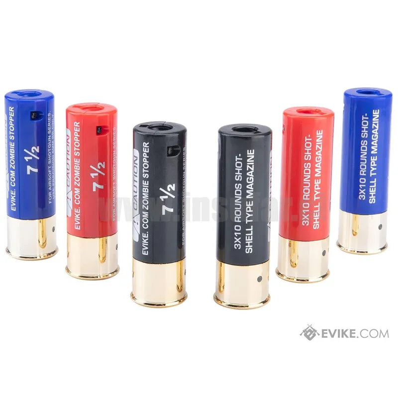 Pack 6 cartuchos Evike Zombie Stopper 30 Rounds