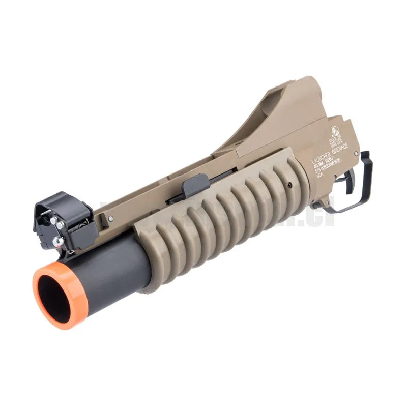 Lanzagranada M203 Cybergun licenciado Colt 40mm M4 / M16 desierto