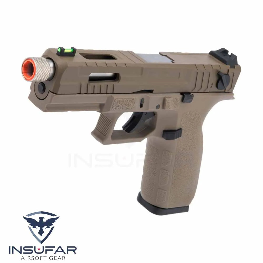 Replica pistola KJW KP-12 marco polímero GBB Full Auto / Tan