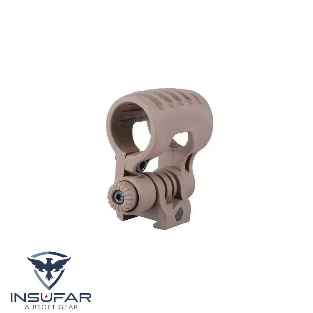 Montura linterna ajustable RIS ocre
