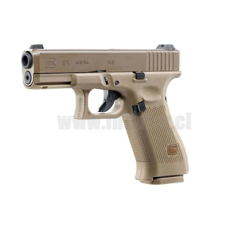 Replica pistola Umarex GLOCK 19X licenciada GBB desierto