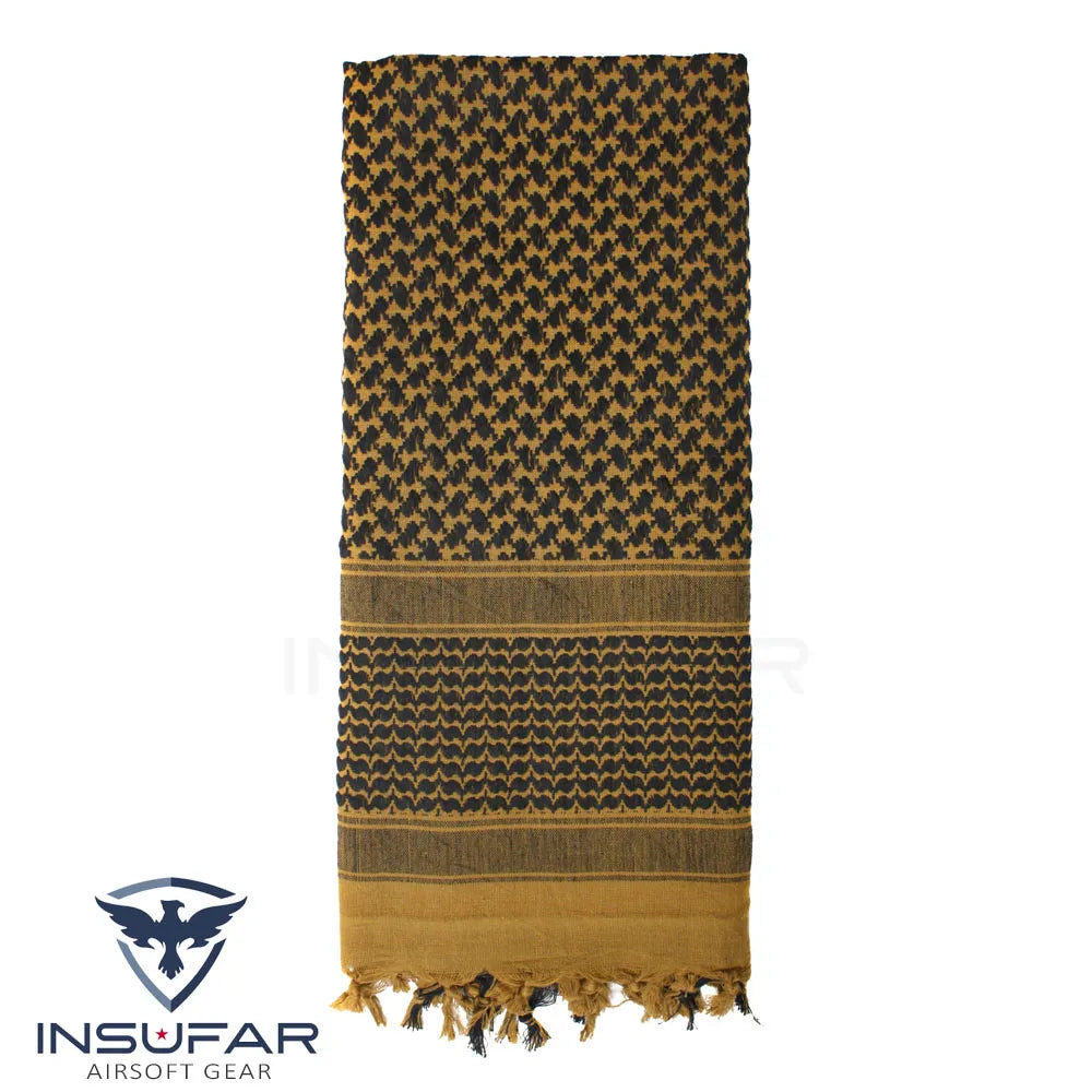 Shemagh Rothco Tactical Desert Keffiyeh coyote-negro