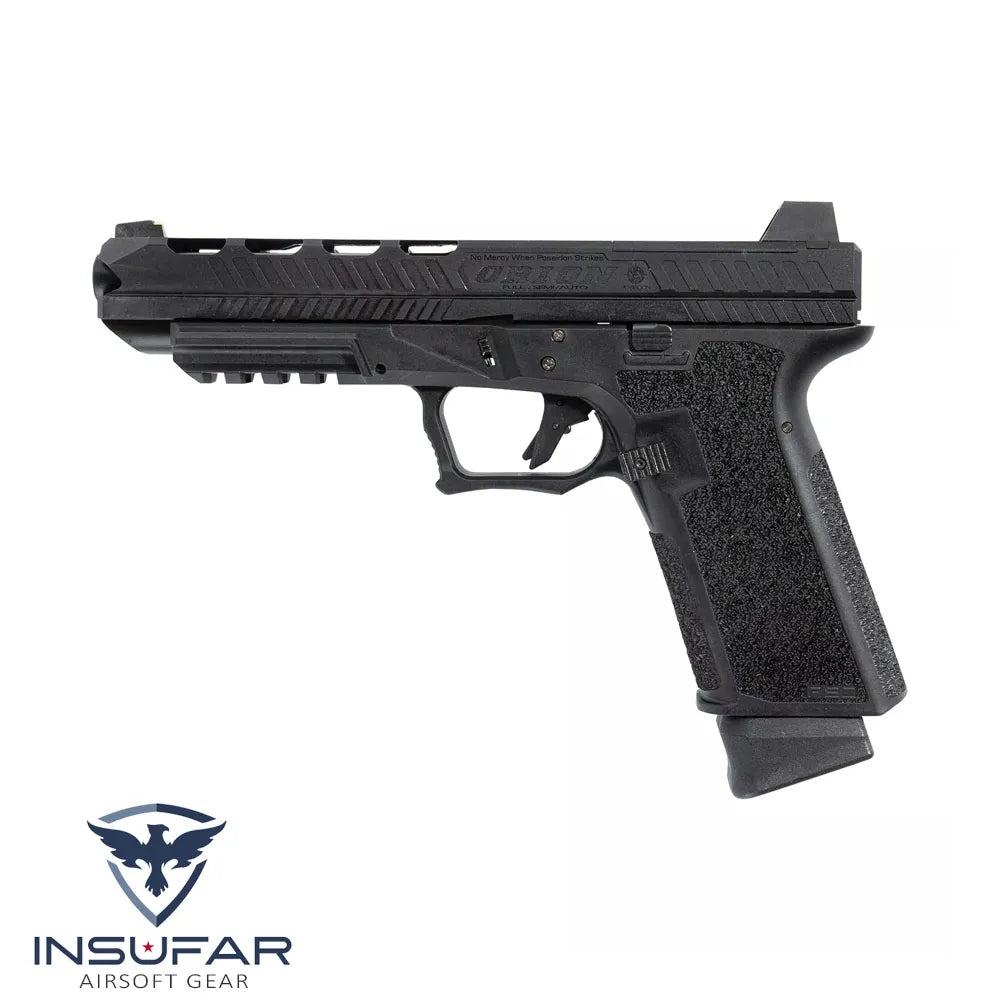 Replica pistola Poseidon Orion No.3 negra GBB