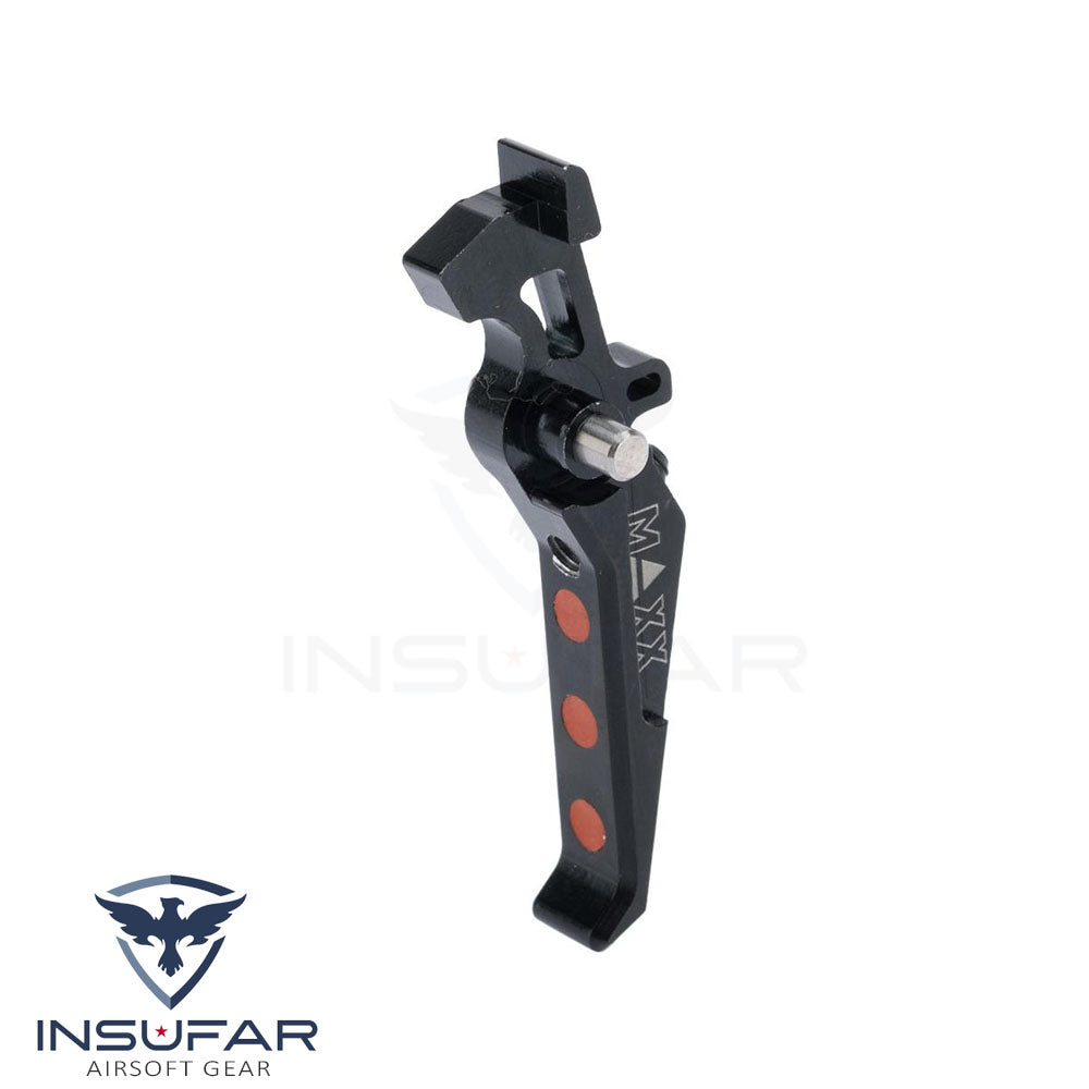 Gatillo avanzado Maxx Model Aluminio CNC para serie M4 / M16 AEG (Estilo: E /Negro)