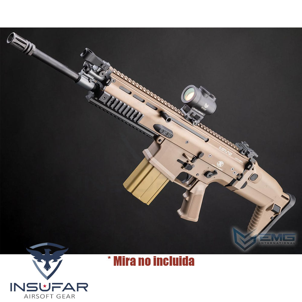 Replica EMG tan Licenciada FN Herstal SCAR Heavy AEG