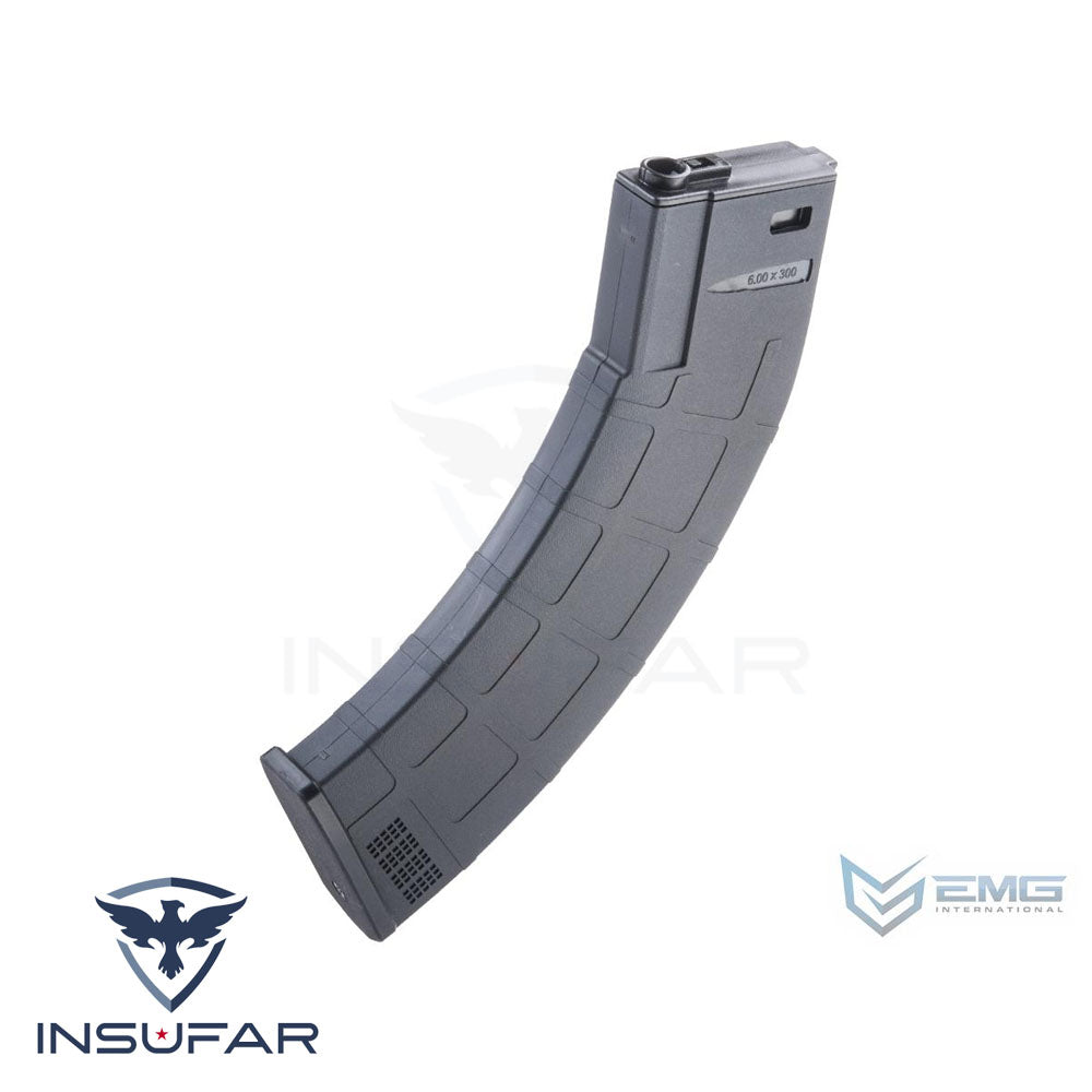 Magazine negro EMG M4-AK300 300rd Mid-Cap M4 / M16 AEG