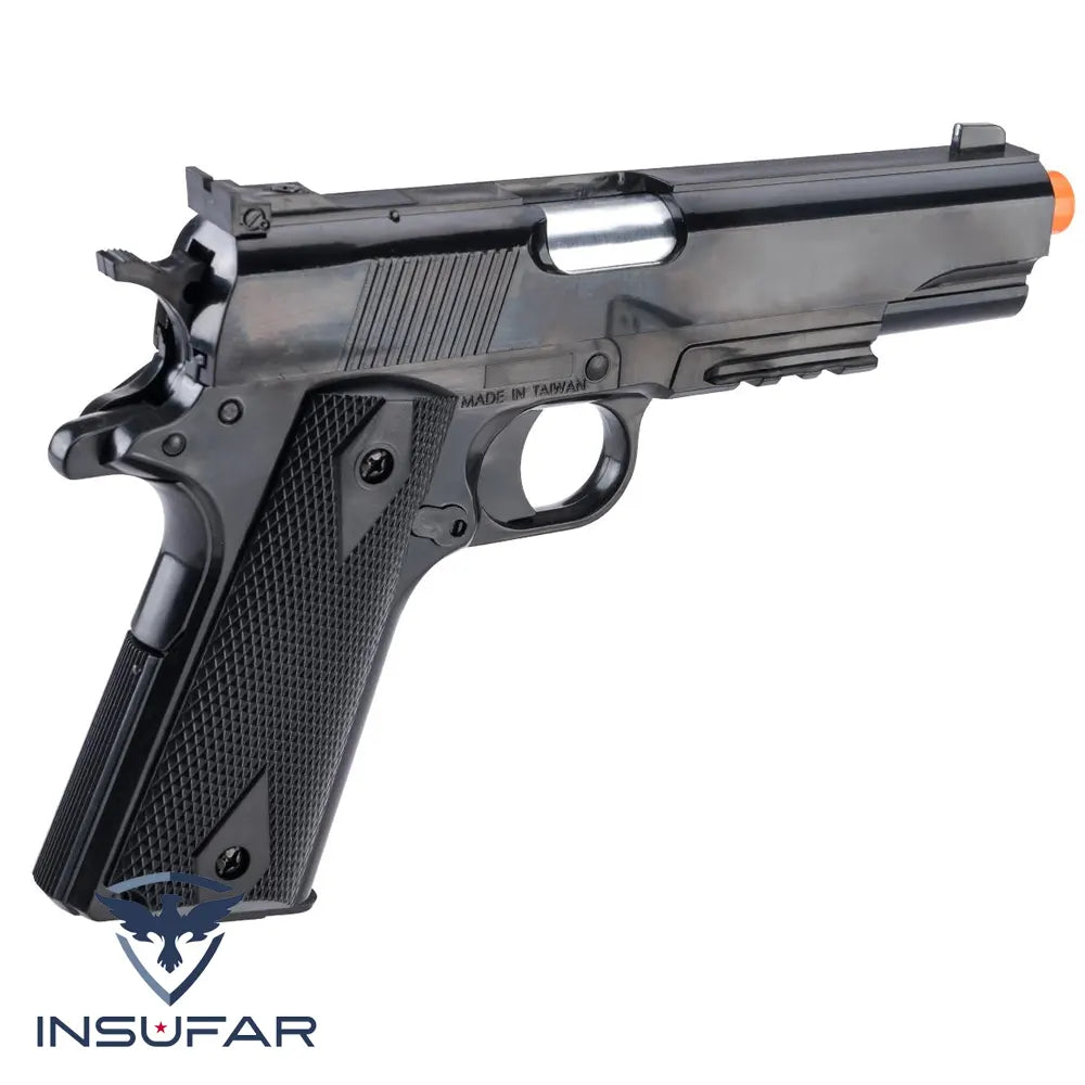 Replica pistola airsoft Cybergun Colt M1911A1 resorte c/mag extra