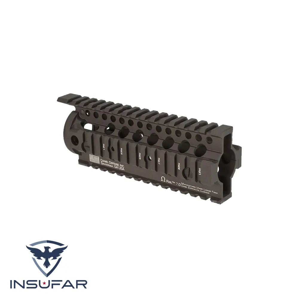 Guardamanos Daniel Defense Omega Rail System 7" para Airsoft AEG Madbull (Color: Dark Earth)