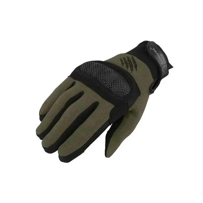 Guantes Tácticos Armored Claw Shield Olive Defender Talla S