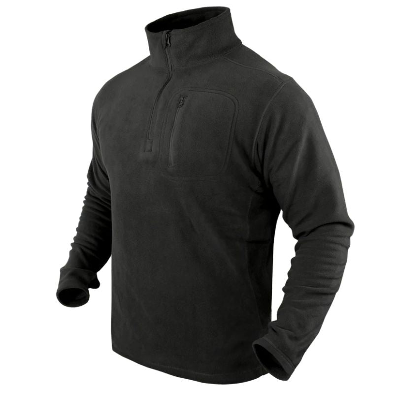 Polar Táctico Condor Quarter Zip Pullover Negro Talla M