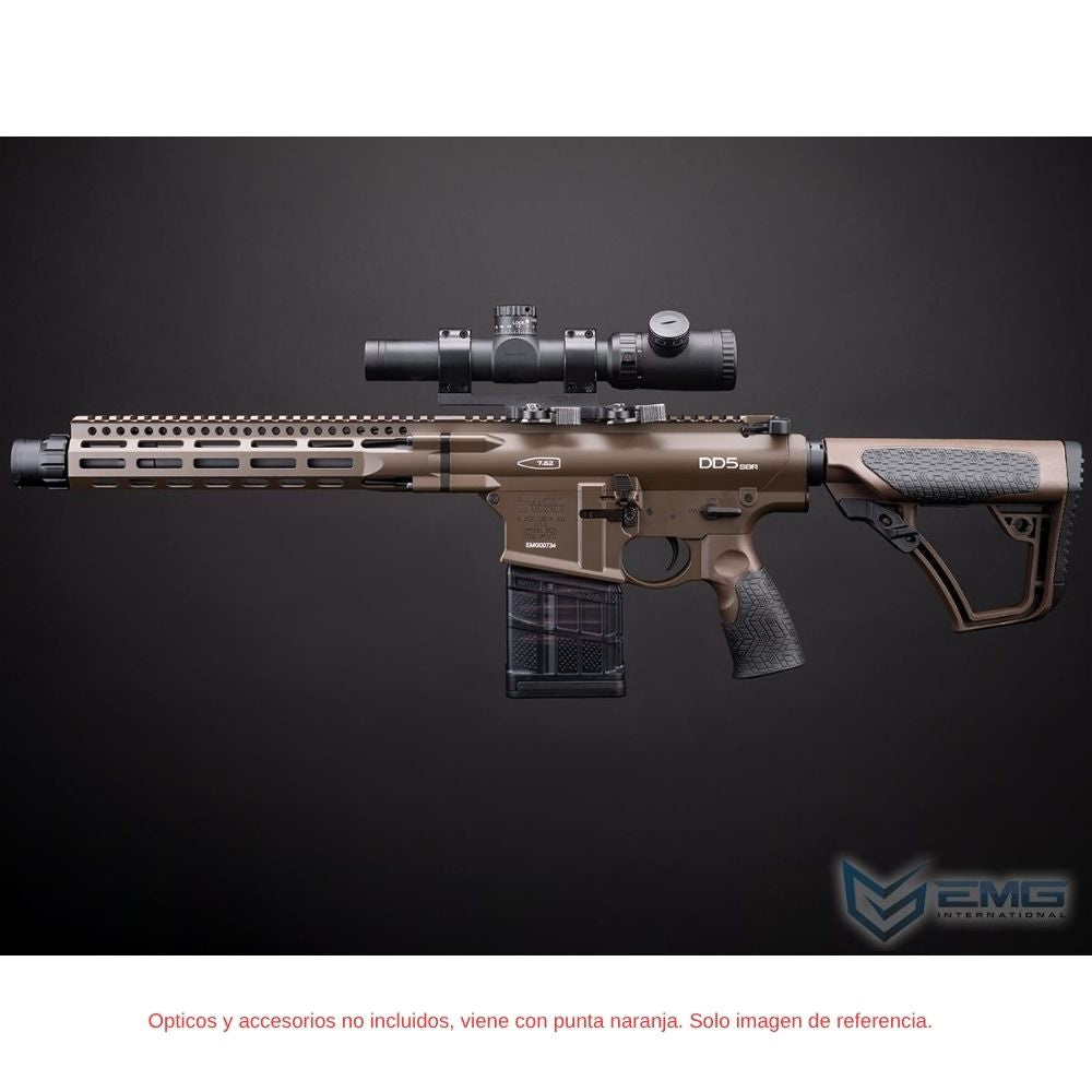 Replica Airsoft EMG x Daniel Defense DD5 Airsoft AEG Platinum con Krestrel V2 ETU