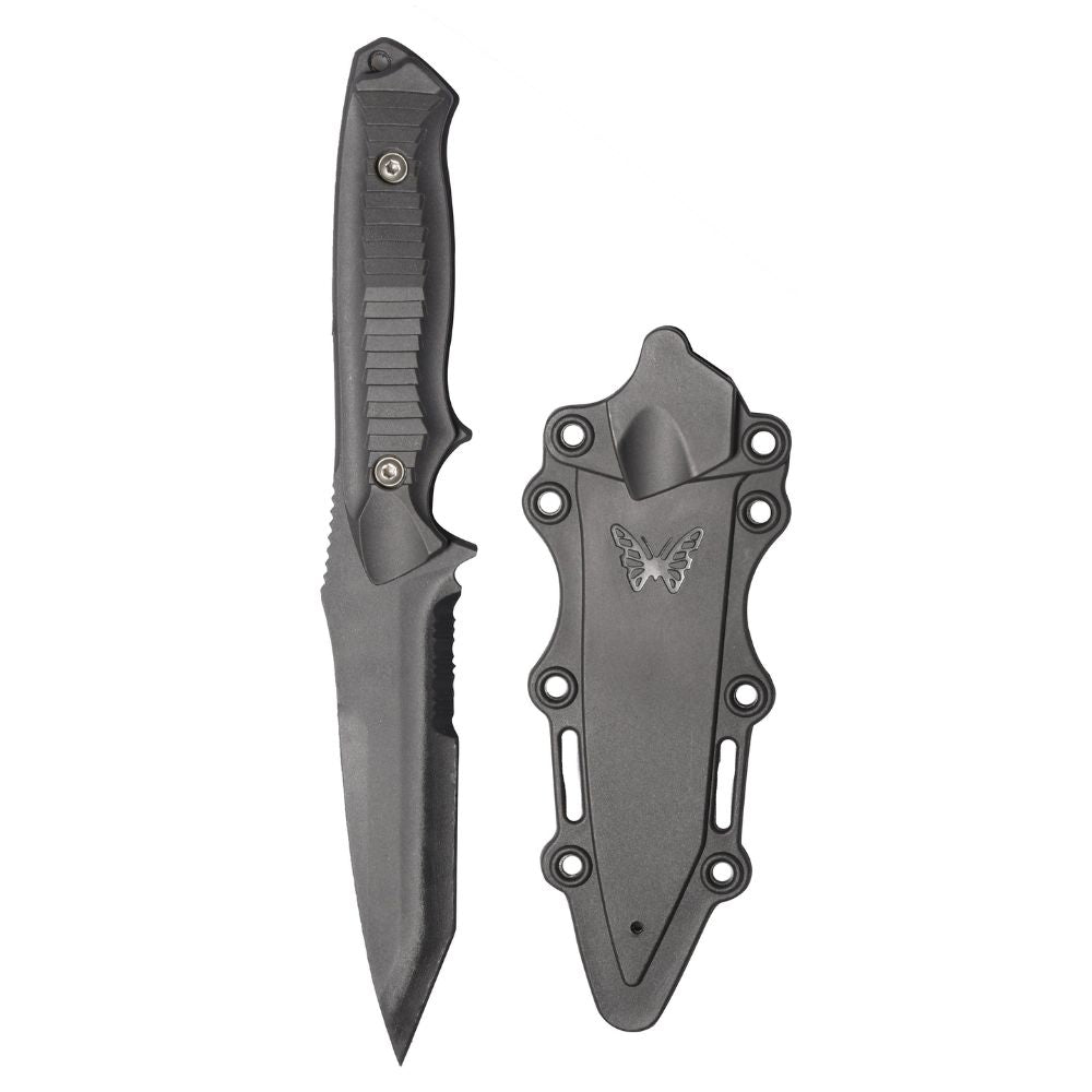 Cuchillo dummy BC141 negro con funda