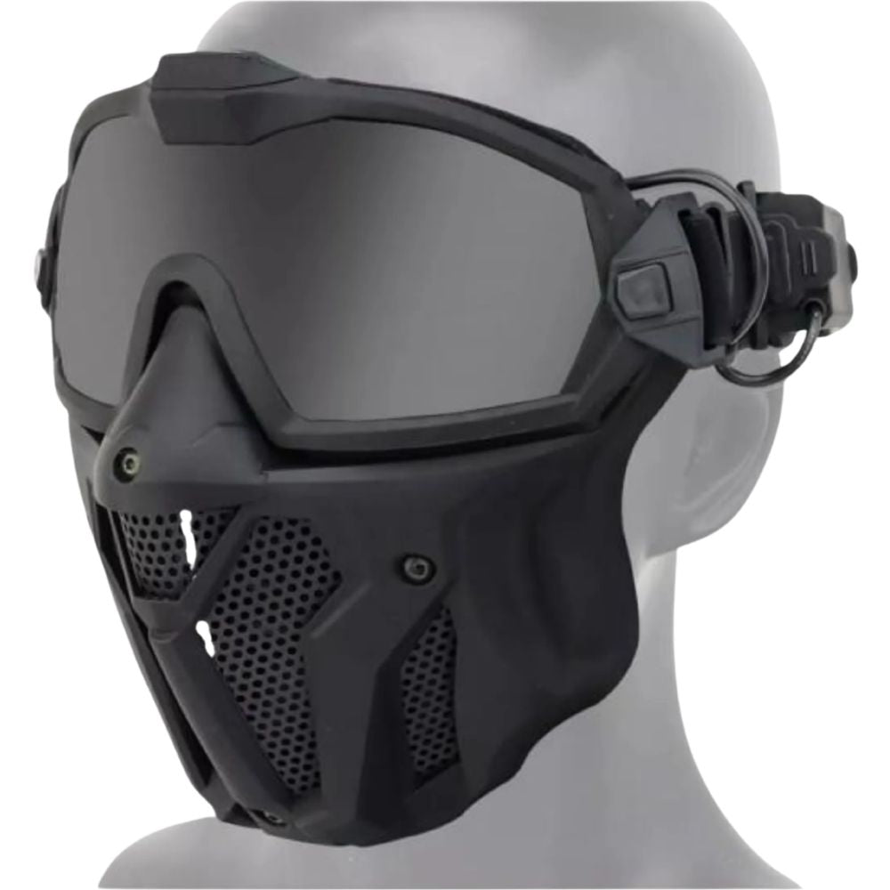 Máscara Bigdragon Full Face con Ventilador (Negro)