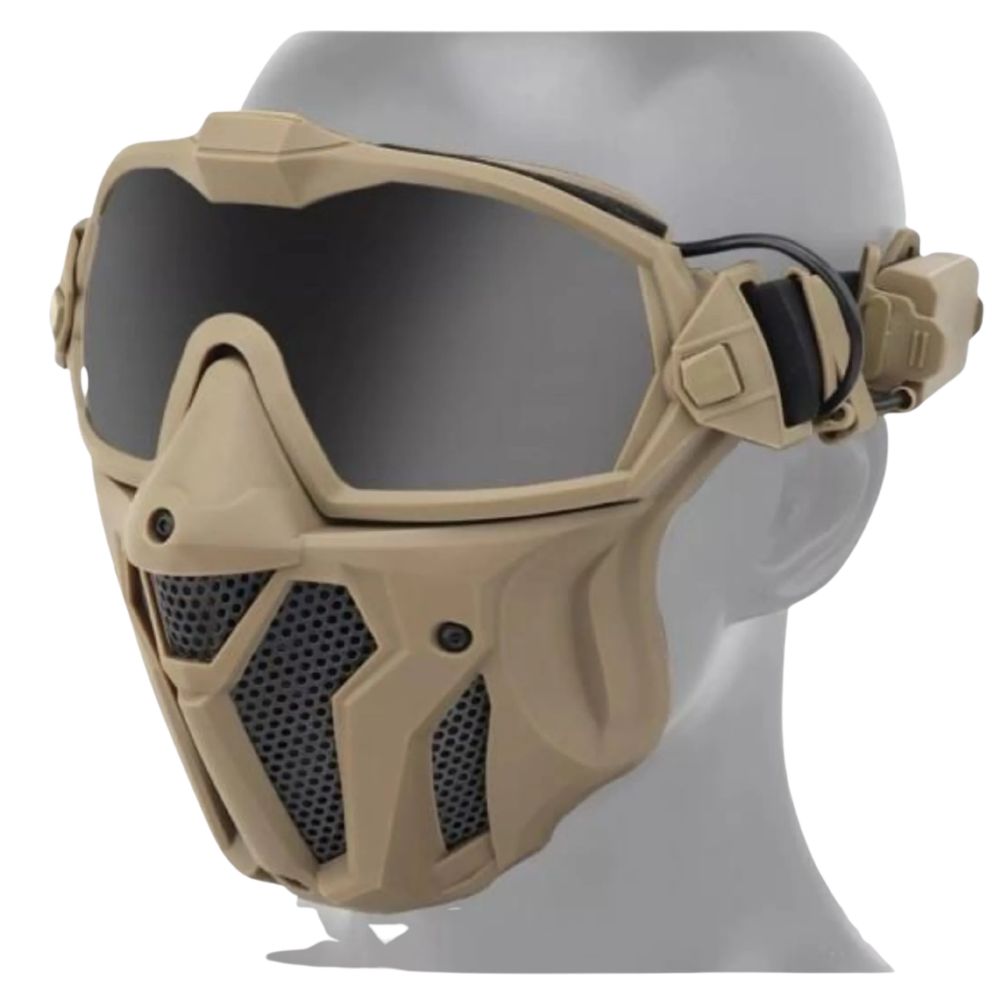 Máscara Bigdragon Full Face con Ventilador (Tan)