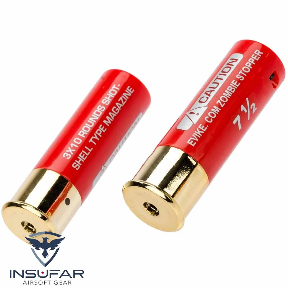 Pack 2 cartuchos Evike Zombie Stopper 30 Rondas rojos