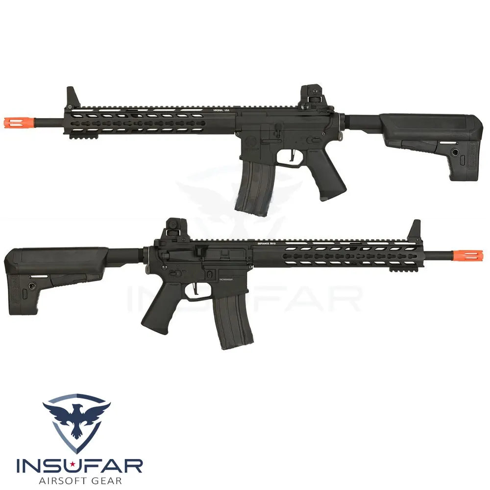 Replica Krytac Full Metal Trident MKII con Pack Upper SPR / PDW AEG negra