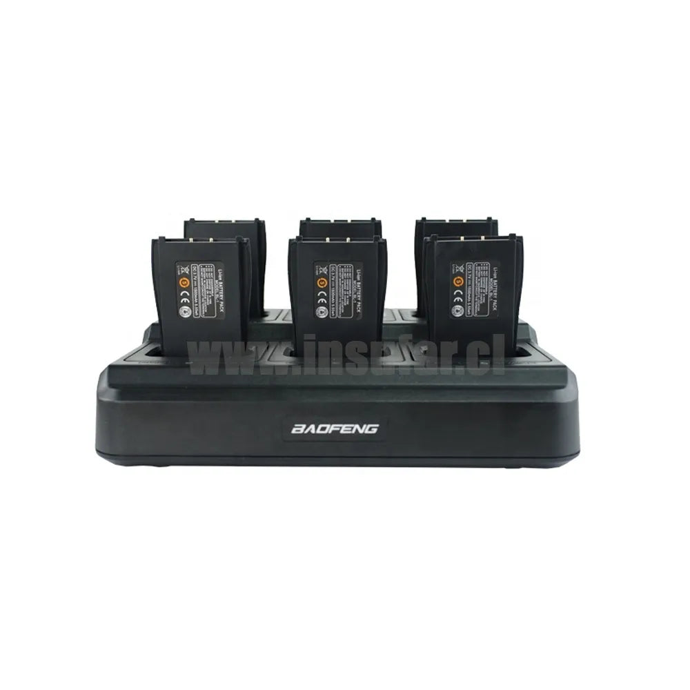 Juego 6 radios BF-888S Baofeng con cargador multiple