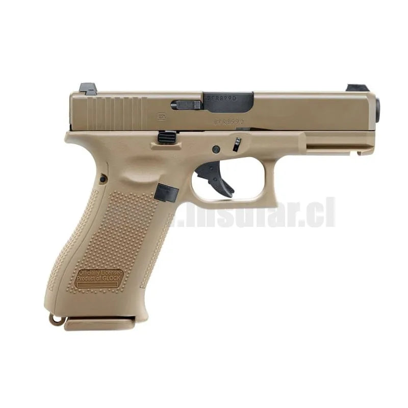 Replica pistola Umarex GLOCK 19X licenciada GBB desierto