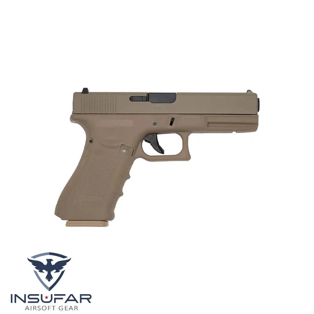 Replica pistola Leviathan P17 tan