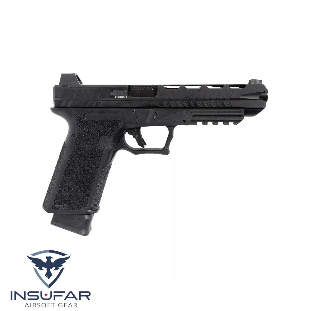 Replica pistola Poseidon Orion No.3 negra GBB