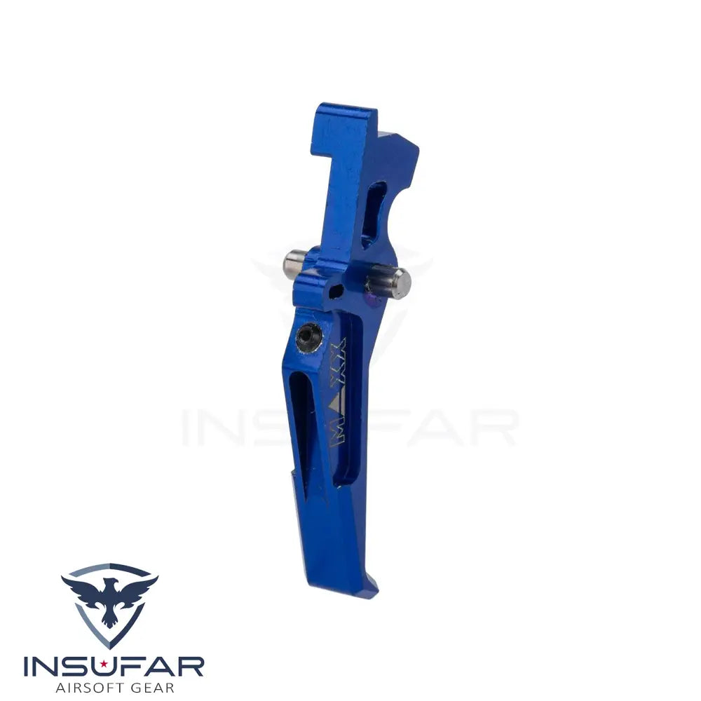 Gatillo avanzado Maxx Model CNC Aluminio para serie M4 / M16 AEG Azul, Tipo E
