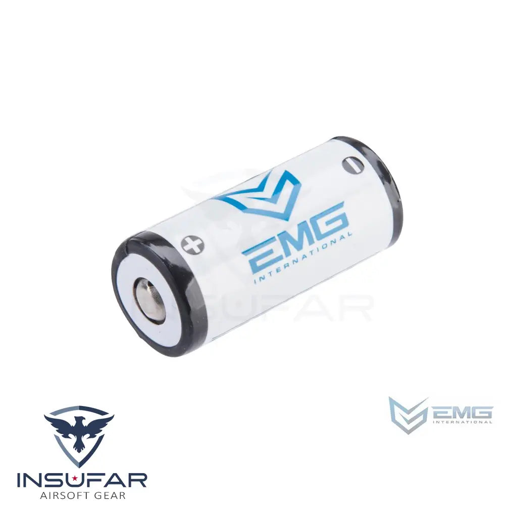 Pilas CR123A EMG Recargables 3.7v Li-Ion 700mAh (Pack: 2x)