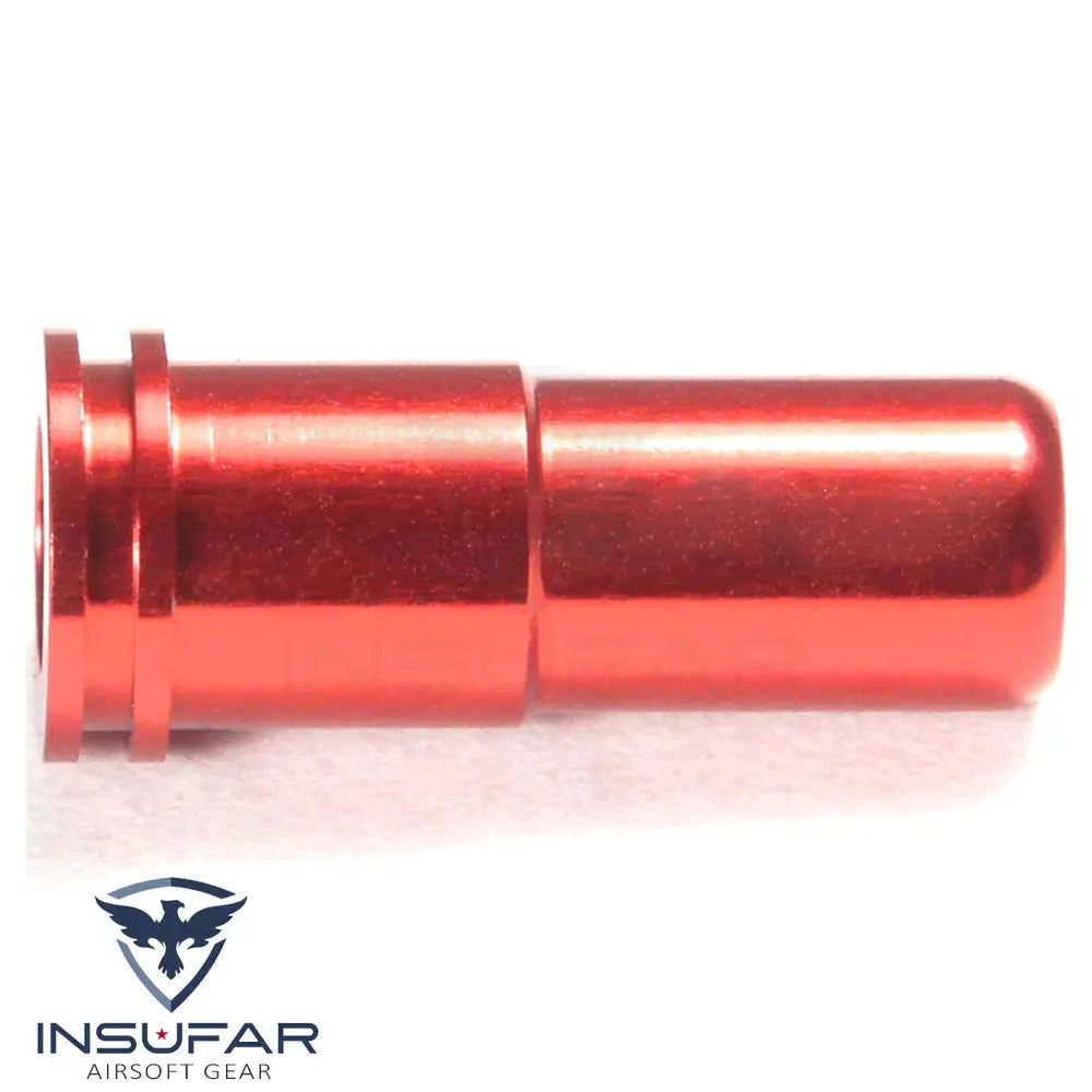 Nozzle AEG Maxx Model aluminio CNC doble O-Ring (Largo: 21.25mm)